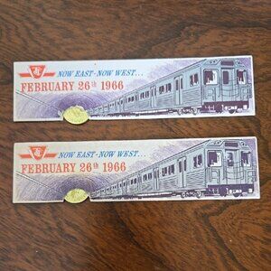 Vintage Souvenir TTC Tokens 1966 Commerrative First Day Token